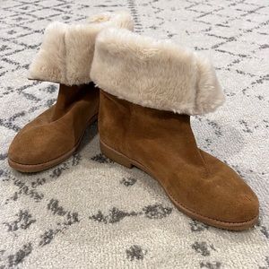 Kate Spade - Sherpa Lined Boots (Brown)